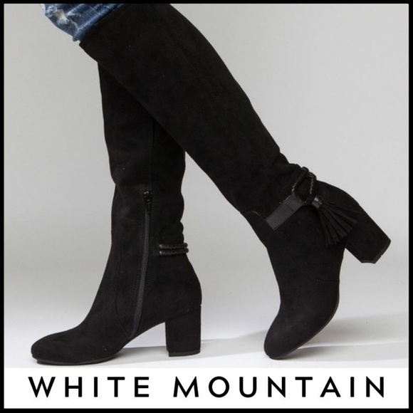 White Mountain Shoes - NWT WHITE MOUNTAIN  Suede Knee High Boots 6.5
